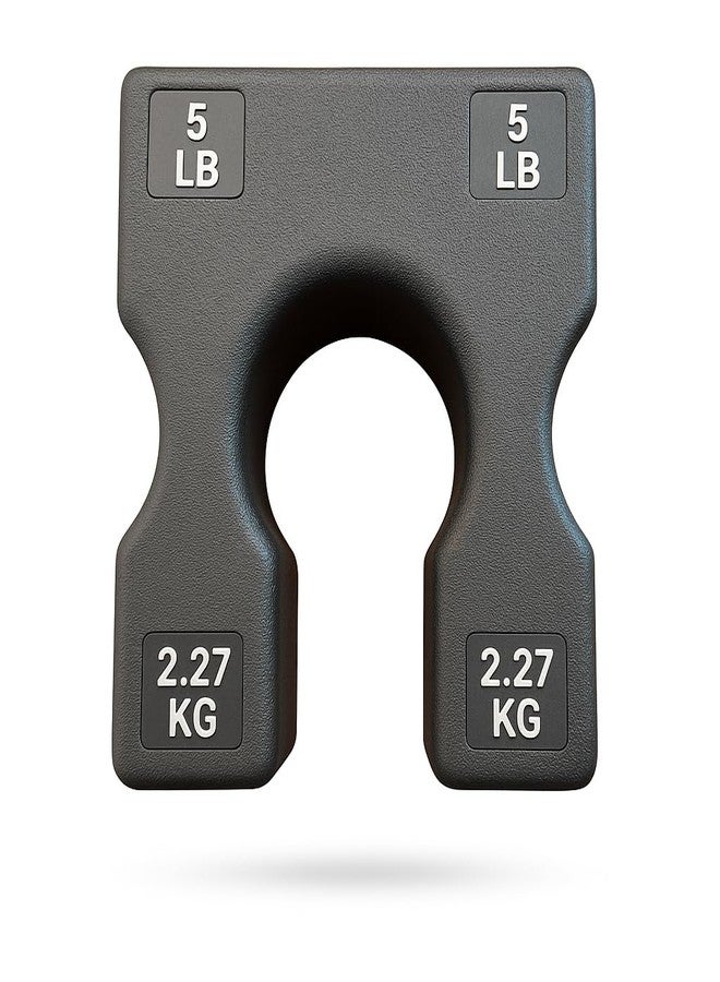 StrengthUSA 5 lb Weight Stack Add On – 5 Pound Weight Stack Adapter Plate for Home Gym & Exercise Machines, Add Resistance to Weight Stack, Incremental Weight Adjustments for Improved Strength Training Results - Image 1