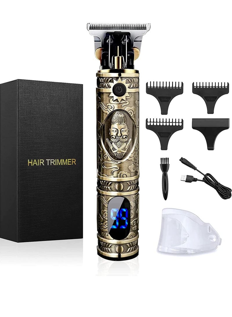 GENNEXT Professional Mens Hair Clippers Zero Gapped Cordless Hair Trimmer Professional Haircut & Grooming Kit for Men Rechargeable LED Display - Image 1