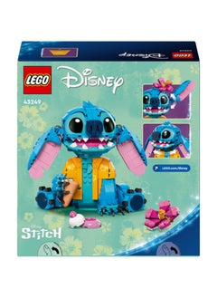 LEGO ǀ Disney 43249 Stitch Buildable Kids’ Toy Playset with Ice-Cream Cone, Building Kit Figure Makes a Fun Gift for Girls, Boys and Lovers of the Hit Film Lilo and Stitch  - Image 2