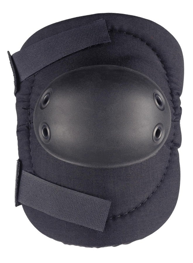 Alta Safariland ALTA 53010.00 AltaFLEX Elbow Protector Pad, Black Cordura Nylon Fabric, AltaGrip Fastening, Flexible Cap, Round, Black (One Pair) - Image 1