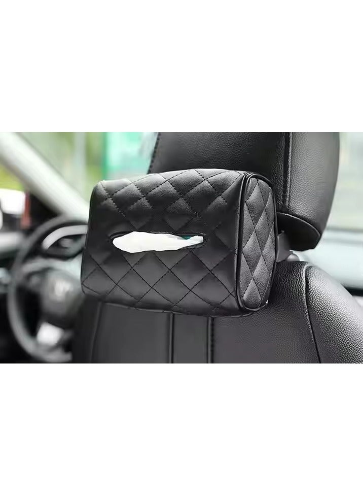 Stylish and practical leather tissue box for the car - Image 3