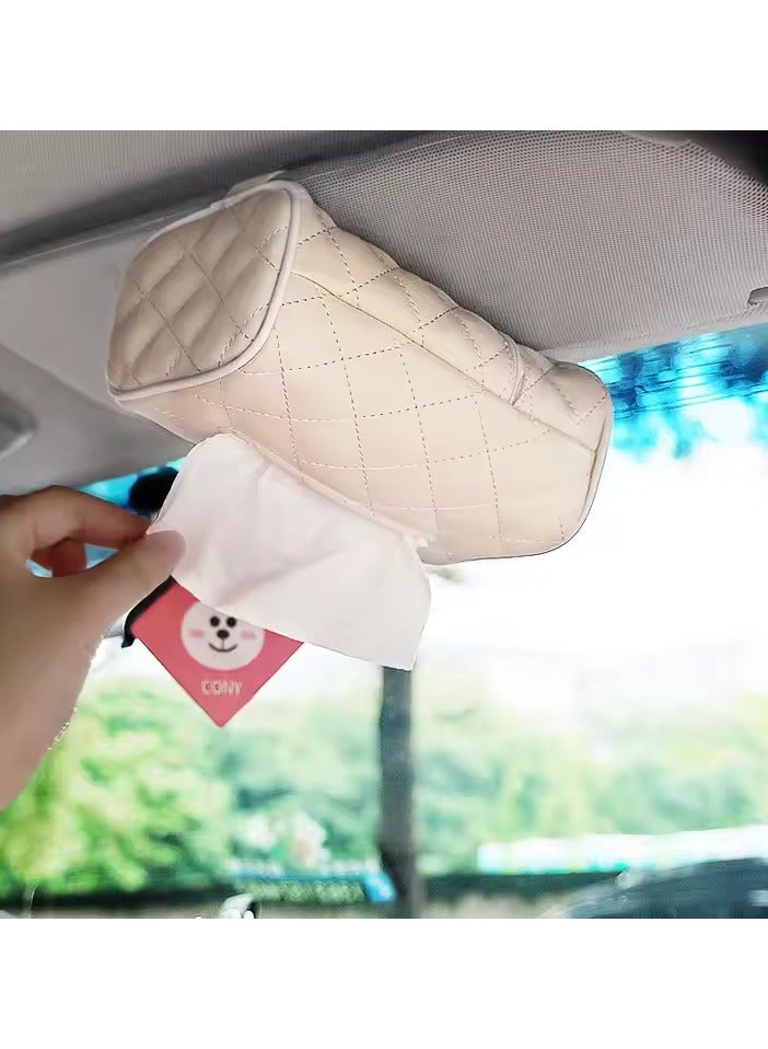Stylish and practical leather tissue box for the car - Image 4