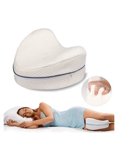 Generic Leg Pillow Soft Memory Foam Pillow for Legs Help Correct Position to Sleep Against Back Pain and Posture Problems  - Image 1