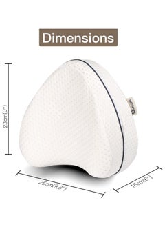 Generic Leg Pillow Soft Memory Foam Pillow for Legs Help Correct Position to Sleep Against Back Pain and Posture Problems  - Image 2