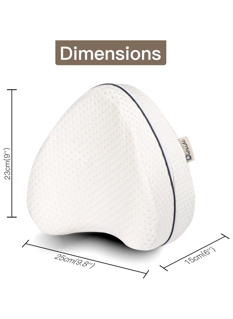 Generic - Leg Pillow Soft Memory Foam Pillow for Legs Help Correct Position to Sleep Against Back Pain and Posture Problems - Image 1