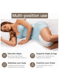 Generic Leg Pillow Soft Memory Foam Pillow for Legs Help Correct Position to Sleep Against Back Pain and Posture Problems  - Image 5
