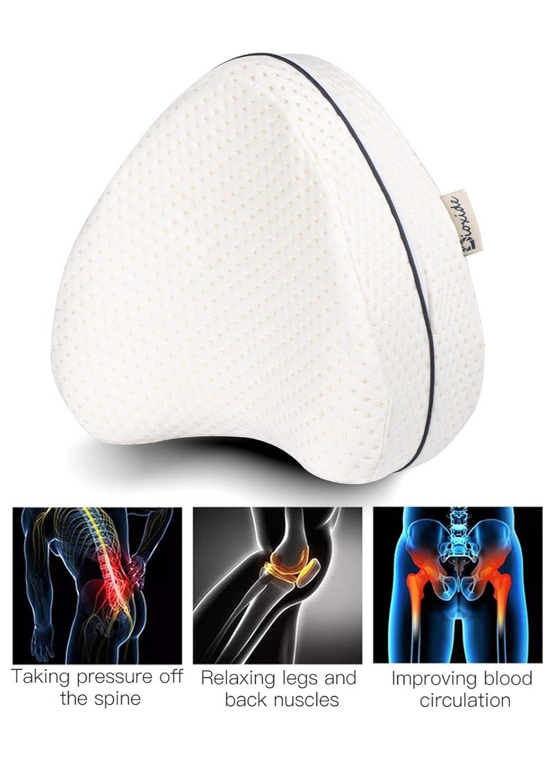 Generic - Leg Pillow Soft Memory Foam Pillow for Legs Help Correct Position to Sleep Against Back Pain and Posture Problems - Image 1