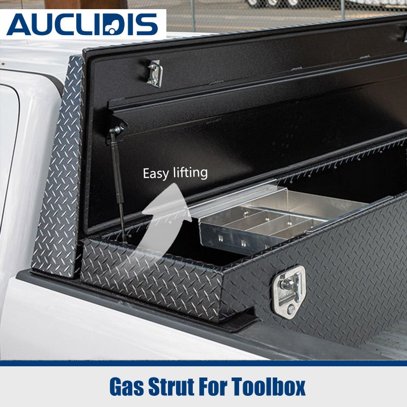 AUCLIDIS C16-06389 14 inch 24lb/107N Gas Strut Shock Spring Lift Support for Leer Camper Shell Truck Tool Box Toolbox Topper Cap Canopy Door Snugtop Struts Replacement Parts, C1606389, Set of 2 by AUCLIDIS - Image 3