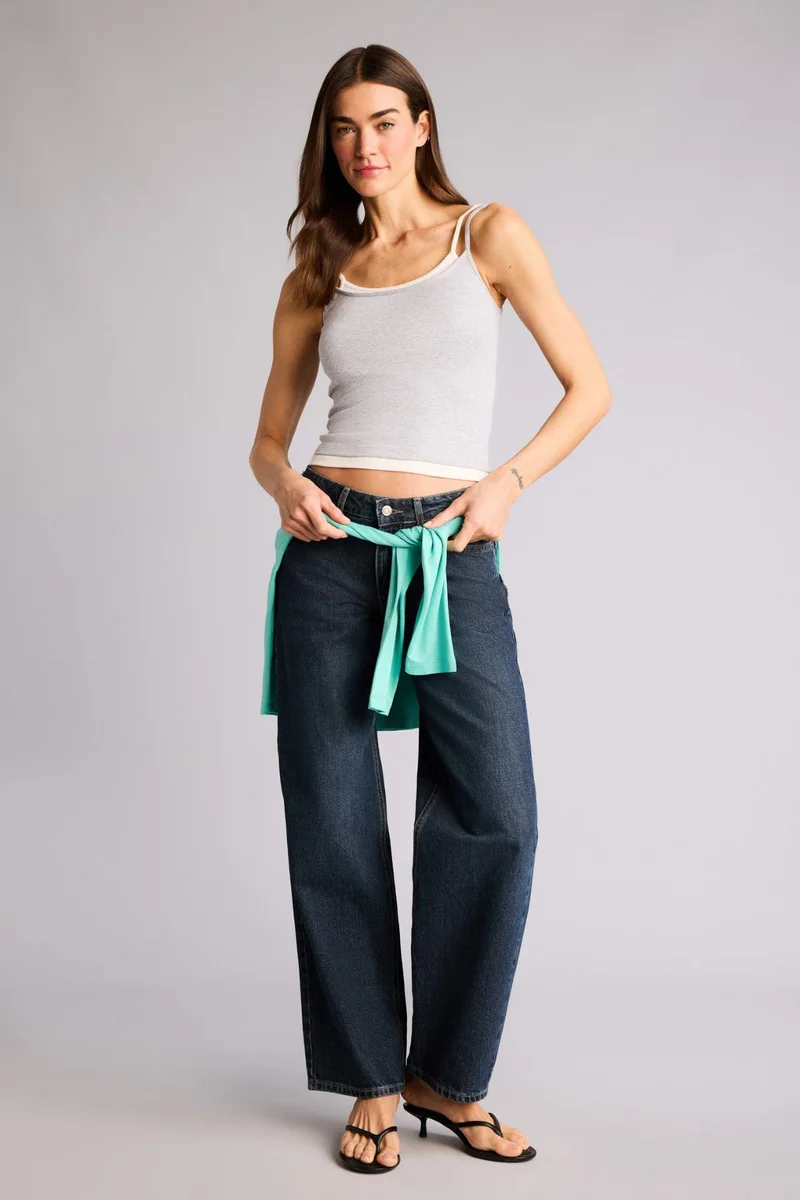 ديفاكتو Ribbed Tank Top