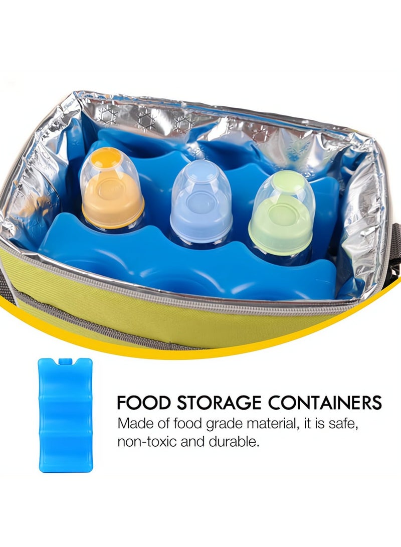 Breastmilk Storage Bag with Ice Pack, Contoured Shape Fits Around Bottles, Keeps Breast Milk Fresh for Lunch Box - Image 2