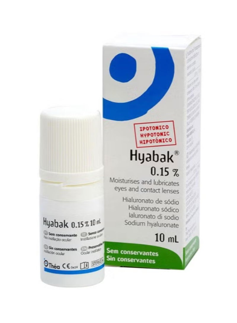 Hyabak 0.15% Eye Drops 10ML