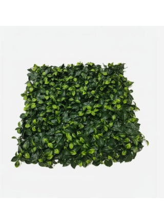 AKDC Green Weave Large Artificial Leaf Wall Panel – 55×55 cm Dense Green Foliage for Indoor & Outdoor Decoration