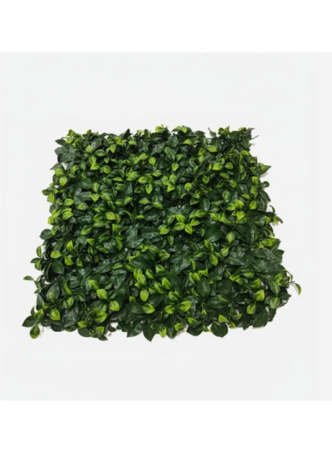 AKDC Green Weave Large Artificial Leaf Wall Panel – 55×55 cm Dense Green Foliage for Indoor & Outdoor Decoration - Image 1