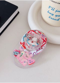 Cute Dog Phone Grip Stand Compatible with MagSafe, MagSafe Phone Grip Holder, Wireless Charging Compatible Pink