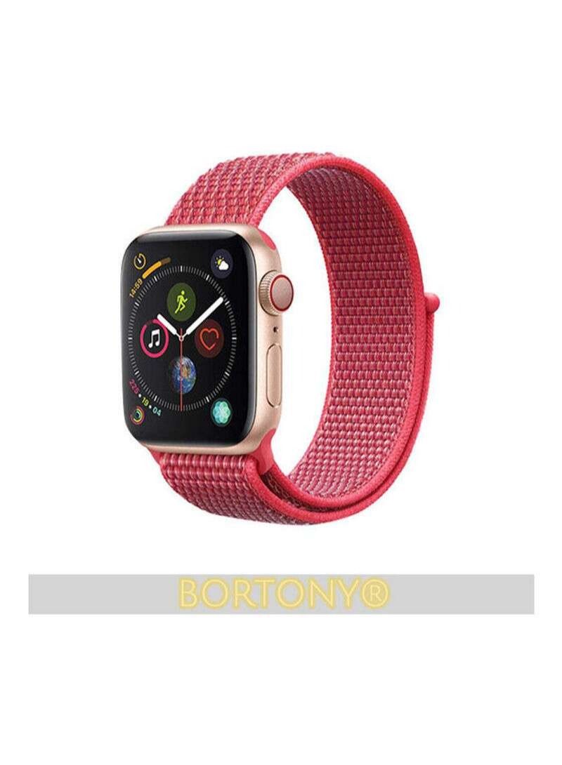 BORTONY Apple Watch Band 42mm 44mm iWatch 5 6 7 Nylon Replacement Watch Strap for Sport Travel - Image 2