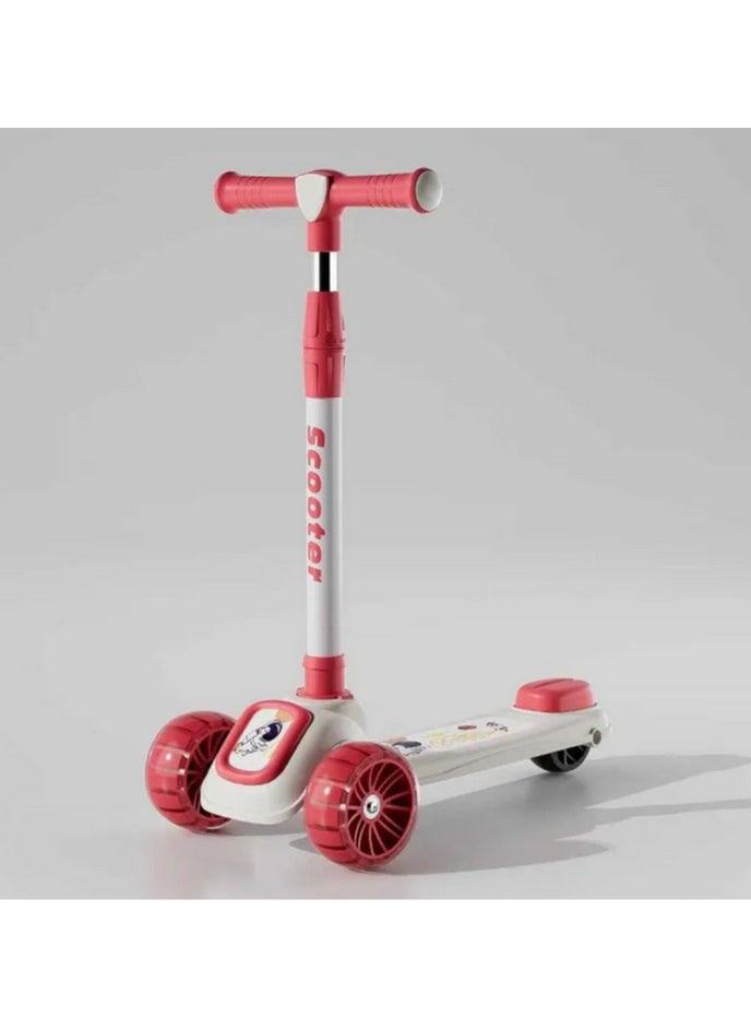 Generic - A stylish three-wheeled kids' scooter, featuring a modern design that provides stability and safety while riding. Suitable for young children to move freely and play, it features a comfortable handlebar and a non-slip surface for added safety. It's an ideal choice for enhancing balance and developing motor skills. - Image 1