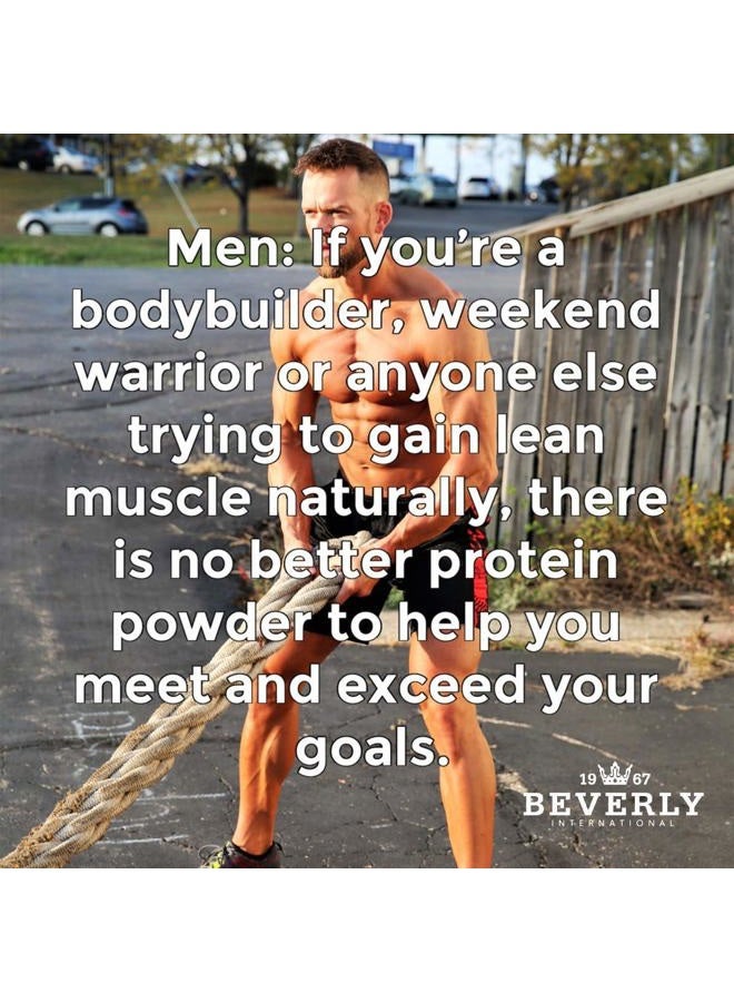 Beverly International UMP Protein Powder, Strawberry. Unique Whey-Casein Ratio Builds Lean Muscle. Easy to Digest. No Bloat. (32.8 oz) 2lb .8 oz - Image 5