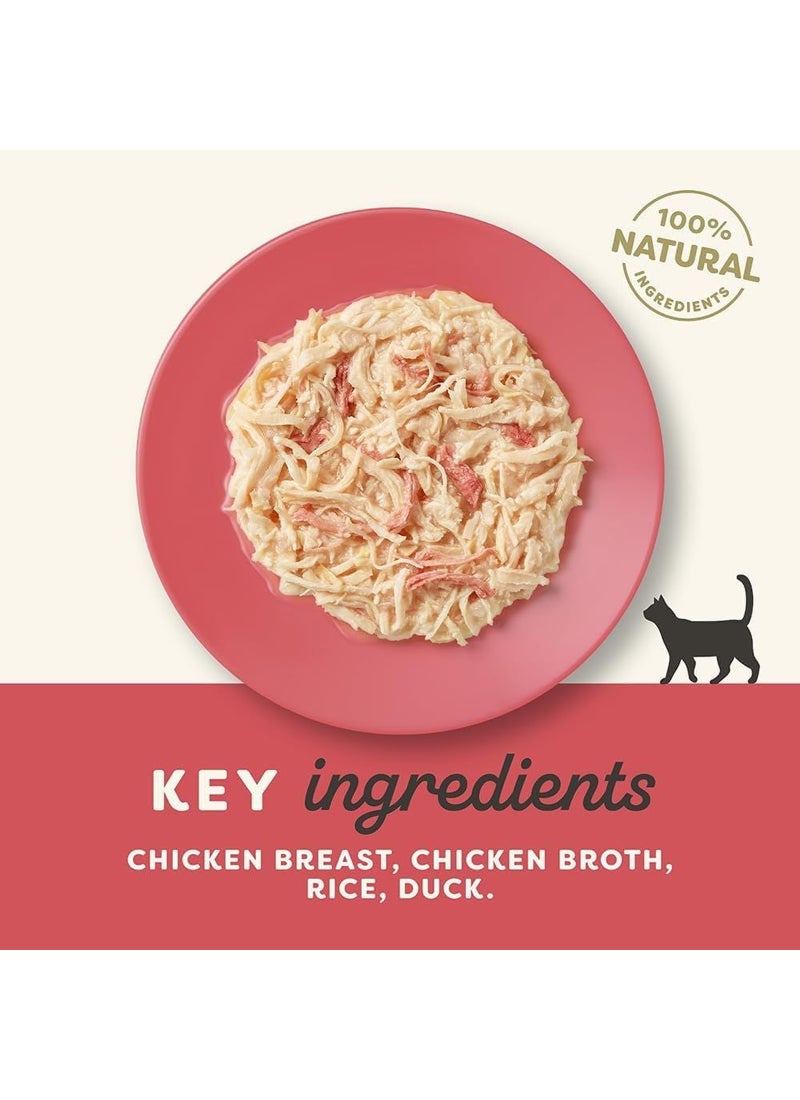 Applaws صدر دجاج مع بط في مرق طعام قطط رطب في وعاء - Image 2