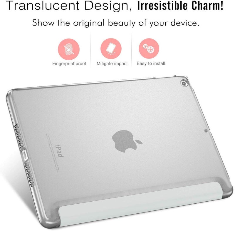 Moca Compatible Smart flip Cover case for Apple iPad 9.7 inch 2017 2018 iPad 5th 6th Generation A1893 A1954 A1822 A1823 Smart case Cover (Grey) - Image 3