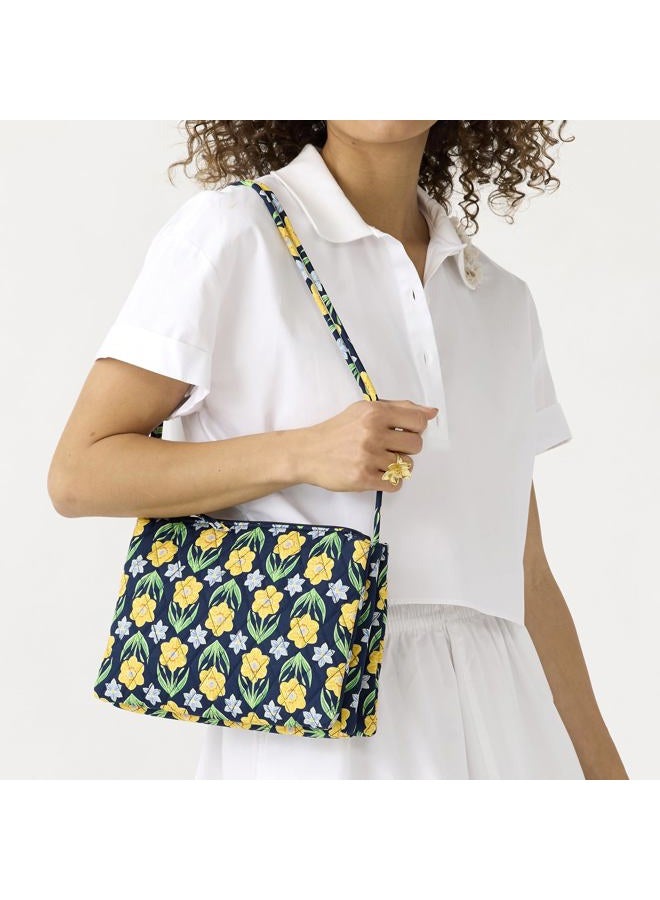 Vera Bradley Foxbury Crossbody, Cotton Gabardine, Daffodils, One size - Image 3