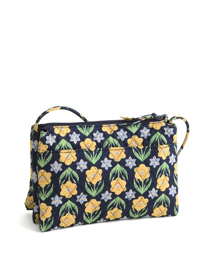 Vera Bradley Foxbury Crossbody, Cotton Gabardine, Daffodils, One size - Image 4