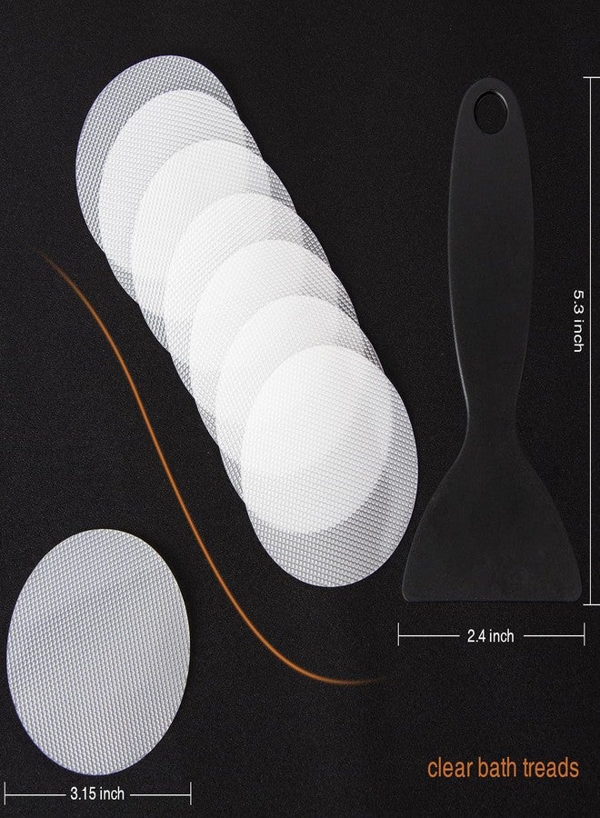 Secopad 36PCS Non-Slip Bathtub Stickers, Safety Bathroom Tubs Showers Treads Adhesive Decals Scraper - Image 3