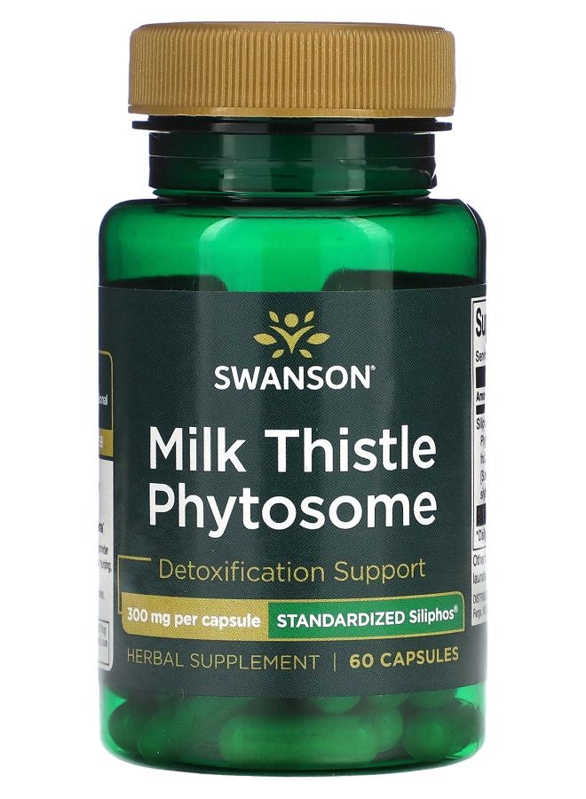 SWANSON Milk Thistle Phytosome 300 mg  60 Capsules