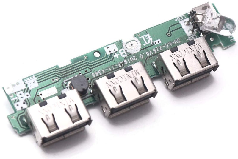 Electronicspices Electronic Spices3 USB 5V 1A Mobile Power Bank Charger Controller Module Step Up Boost Power Module Lithium Battery Charging Board LED - Image 1