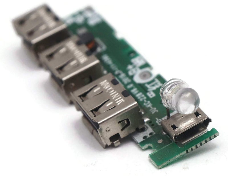 Electronicspices Electronic Spices3 USB 5V 1A Mobile Power Bank Charger Controller Module Step Up Boost Power Module Lithium Battery Charging Board LED - Image 4