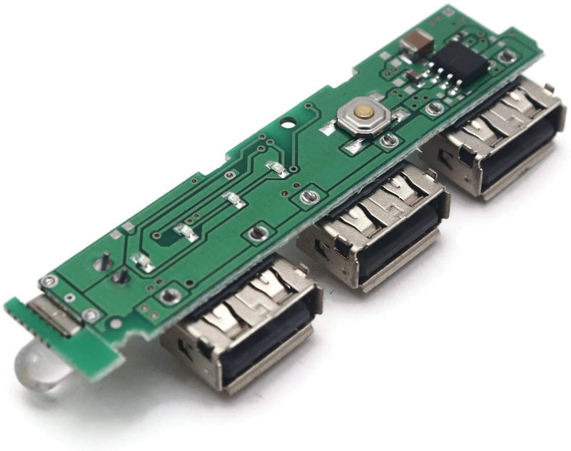 Electronicspices Electronic Spices3 USB 5V 1A Mobile Power Bank Charger Controller Module Step Up Boost Power Module Lithium Battery Charging Board LED - Image 3