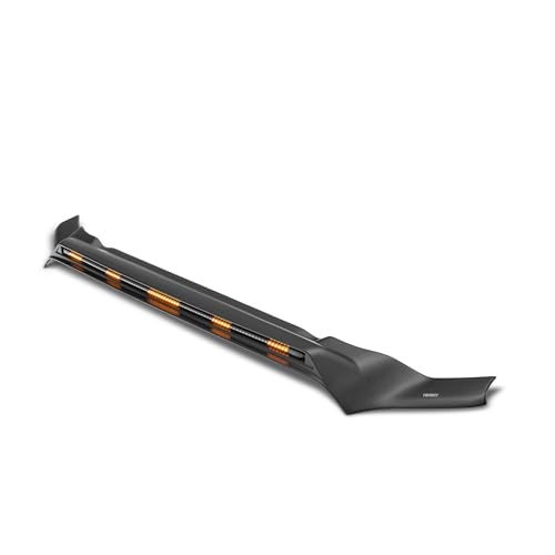 BDFHYK Husky Liners Aeroskin Lightshield PRO  Fits 19972006 Jeep Wrangler TJ  Low Profile DeflectorBug Shield 1 pcBlack  2820091 - Image 1