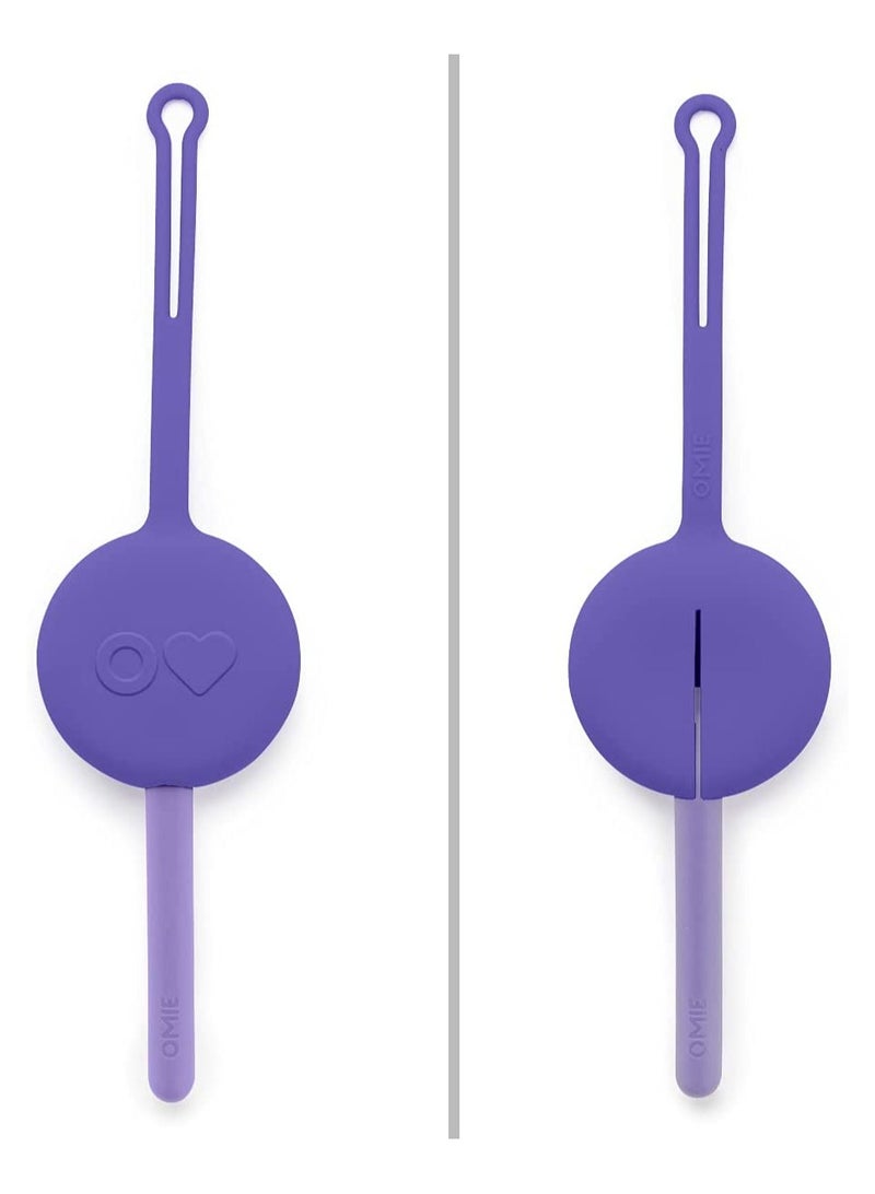 أومي لايف OmiePod Kids Utensil and Holder Set-Lilac - Image 2