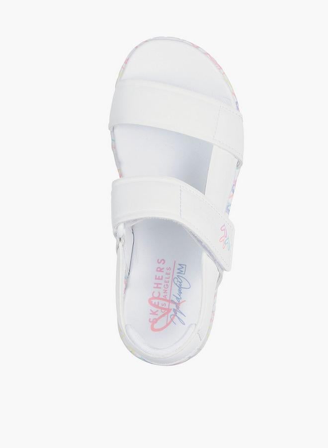 SKECHERS صنادل بنات أونو لايت مع إغلاق هوك وحلقة - Image 2