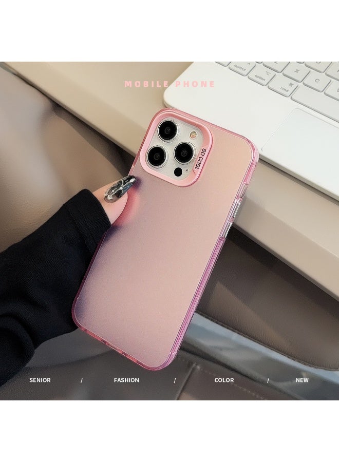 NIBEMINENT Aurora Laser Protective TPU Case Cover For iPhone 16 Plus, Silver Powder