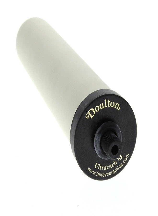 Doulton ¦ W9123019 ¦ 10" UltraCarb SI ¦ تقليل الترسبات الكلسية ¦ فلتر شمعة بديل سيراميكي أصلي لمياه الشرب ¦ 9505 ¦ أبيض ¦ خيط BSP ¦