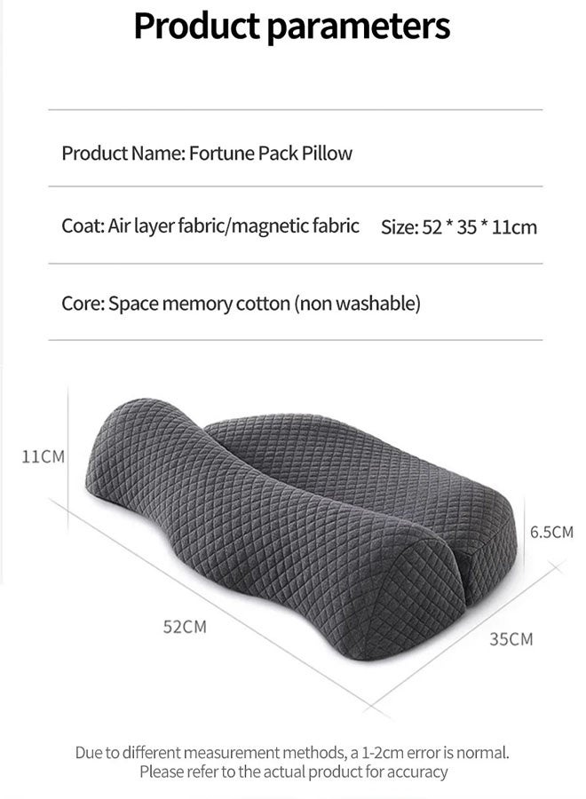 MLADEN Cervical Pillow for Shoulder and Neck Pain Relief, Memory Foam Neck Pillow, Ergonomic Orthopedic Neck Support Pillow, Sleeping Pillow - Image 2
