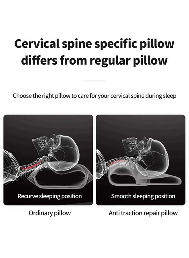 MLADEN Cervical Pillow for Shoulder and Neck Pain Relief, Memory Foam Neck Pillow, Ergonomic Orthopedic Neck Support Pillow, Sleeping Pillow - Image 5