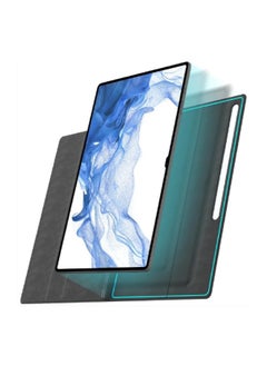araree Araree Case Cover for Samsung Galaxy Tab S7Plus - S7FE - S8Plus Shockproof Scratch Resistant PU Leather Cover with S Pen Storage, MIFOLIO series - Green  - Image 4