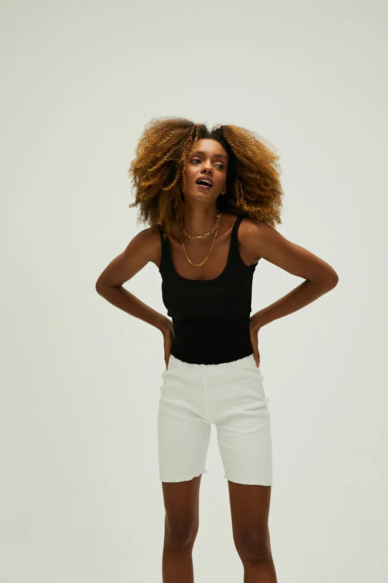 باد بير Women's Black Athlete Prana Tank Top