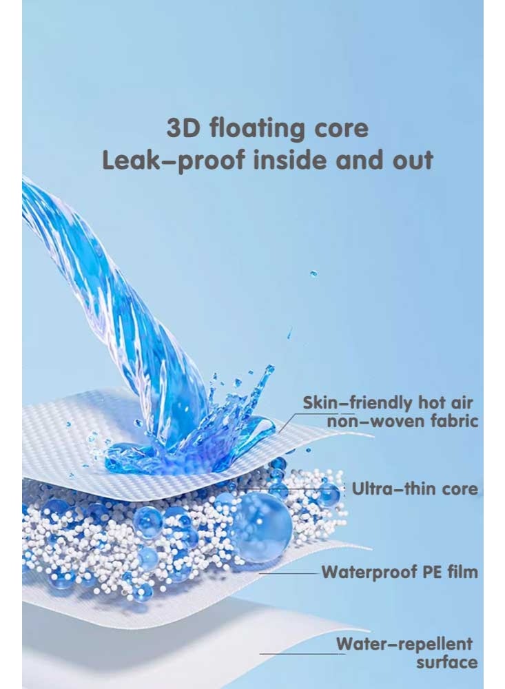 Sharpdo 5 Pack Disposable Swim Diapers, Baby Swim Diapers, Individually Packaged Baby Diapers, Baby Leak-Proof Swimming Set for Boys and Girls - Image 2