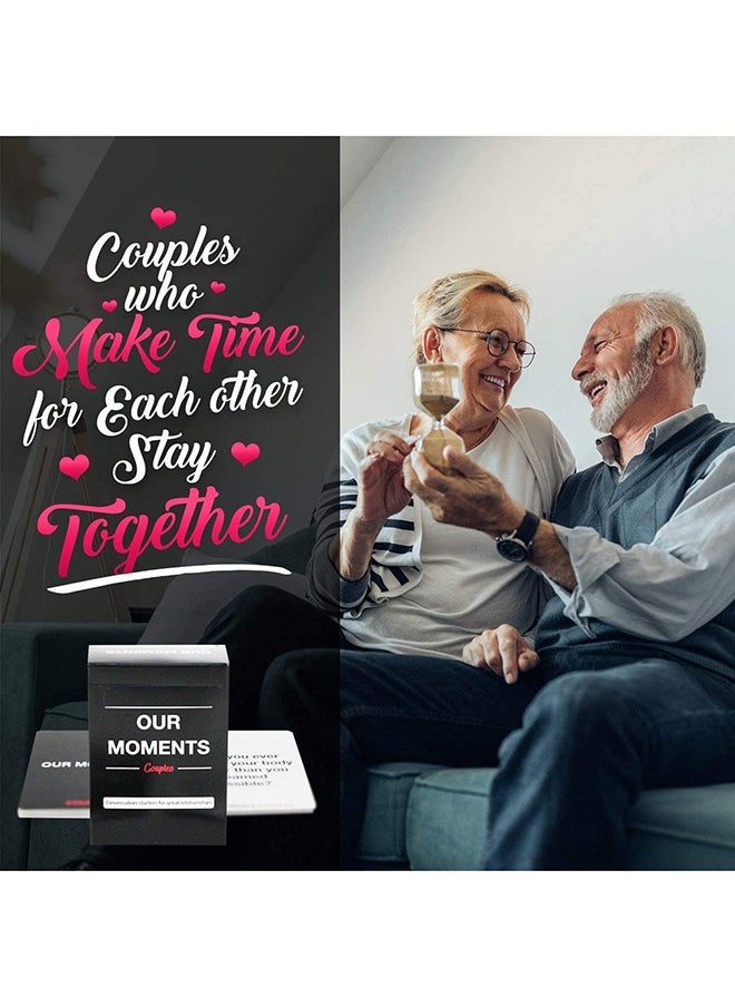 Our Moments Couples - 100 Thought Provoking Conversation Starters for Great Relationship with Your Partner