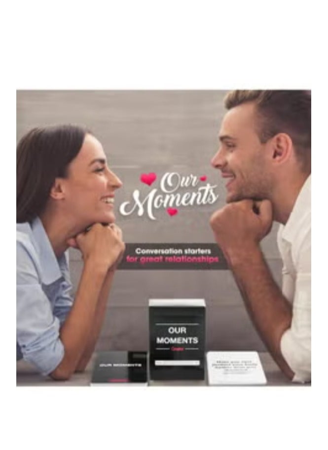 Our Moments Couples - 100 Thought Provoking Conversation Starters for Great Relationship with Your Partner