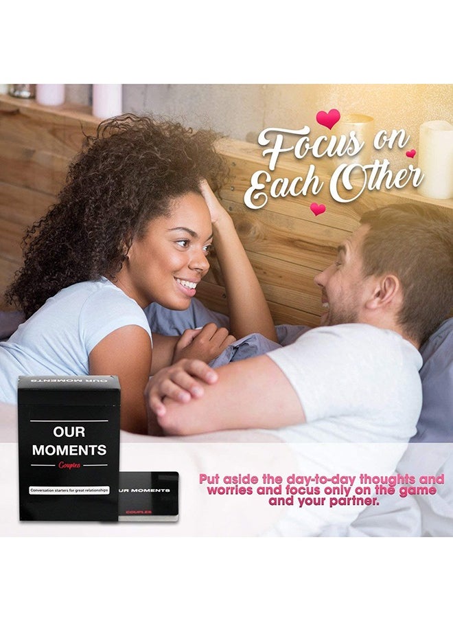 Our Moments Couples - 100 Thought Provoking Conversation Starters for Great Relationship with Your Partner