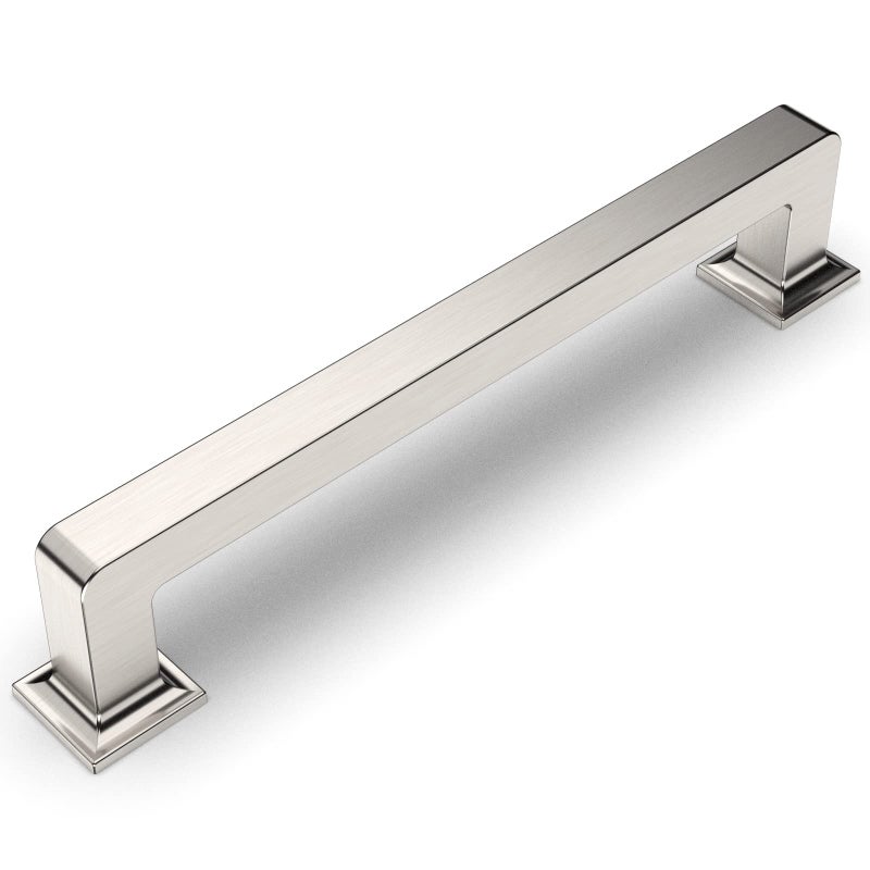 Amerdeco 10 Pack Brushed Satin Nickel Cabinet Pulls - 5 Inch(128MM) Hole Centers Kitchen Handles - Drawer Pulls - ZH0019 - Image 1
