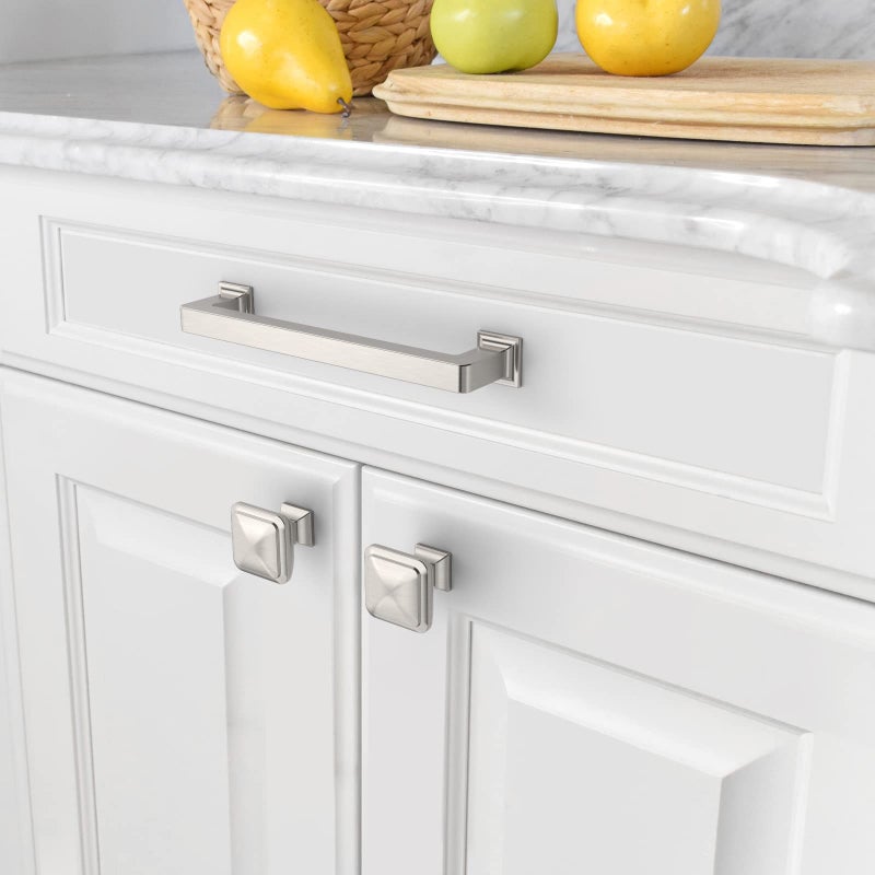 Amerdeco 10 Pack Brushed Satin Nickel Cabinet Pulls - 5 Inch(128MM) Hole Centers Kitchen Handles - Drawer Pulls - ZH0019 - Image 4