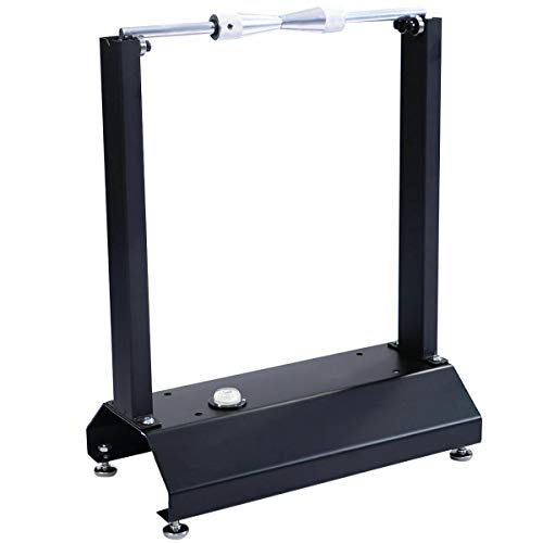 Goplus Motorcycle Bike Wheel Balancer Rim Tire Balancing Spin Static Truing Stand wAdjustable Centering Cones Tire Balancer 168620 - Image 1