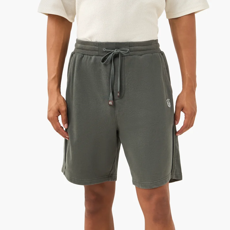 اس بي كاركترز NFL Shorts with Flexi Waist and Pockets