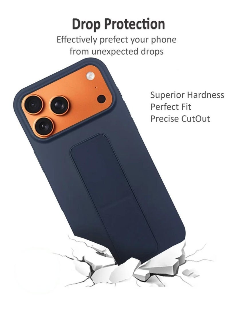ARMOR Case Cover For Apple iPhone 17 Pro With Magnetic Hand Grip 3 in 1 Blue - Image 2