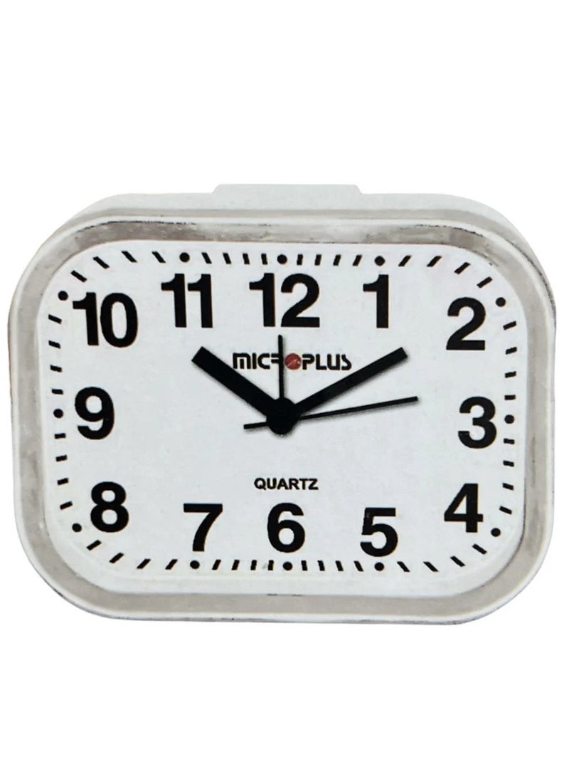 Microplus Analogue Alarm Clock White PS-4731 - Image 1