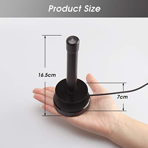 August Digital HDTV Antenna - August DTA250 - High Gain Portable TV Antenna with Magnetic Base and Coaxial Cable - 75 Miles Range - Image 5